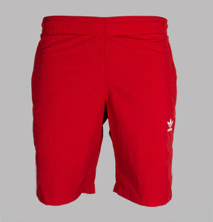 Adidas 3-Stripes Swim Shorts Power Red