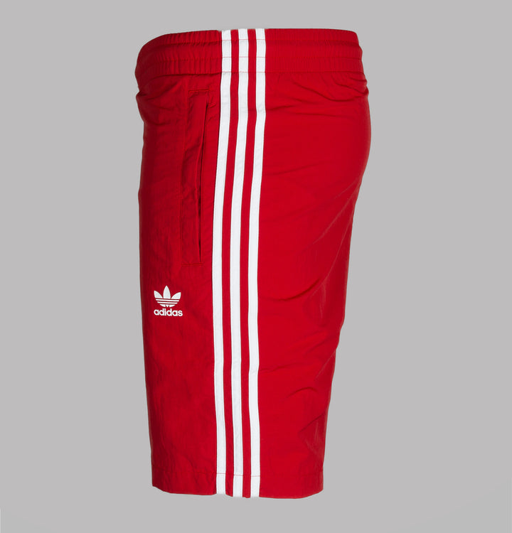 Adidas 3-Stripes Swim Shorts Power Red