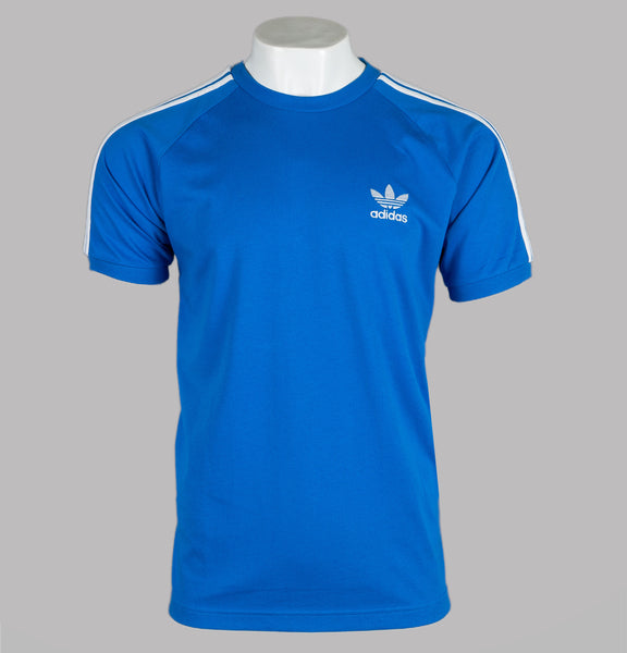 Adidas 3 Stripes T Shirt Bluebird Bronx Clothing