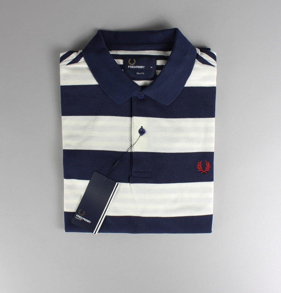 Fred Perry Mixed Stripe Polo Shirt
