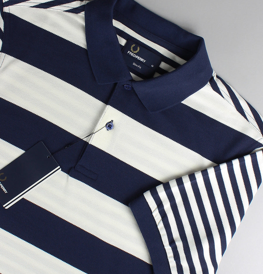 Fred Perry Mixed Stripe Polo Shirt