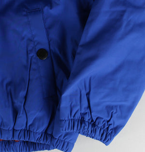 Lyle & Scott Kids Zip Through Hooded Quilted Jacket Duke Blue