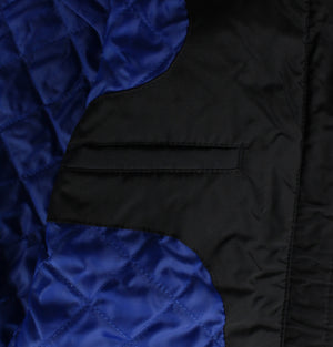 Lyle & Scott Kids Zip Through Hooded Quilted Jacket True Black
