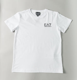 EA7 Core Small Logo T-Shirt White/Black