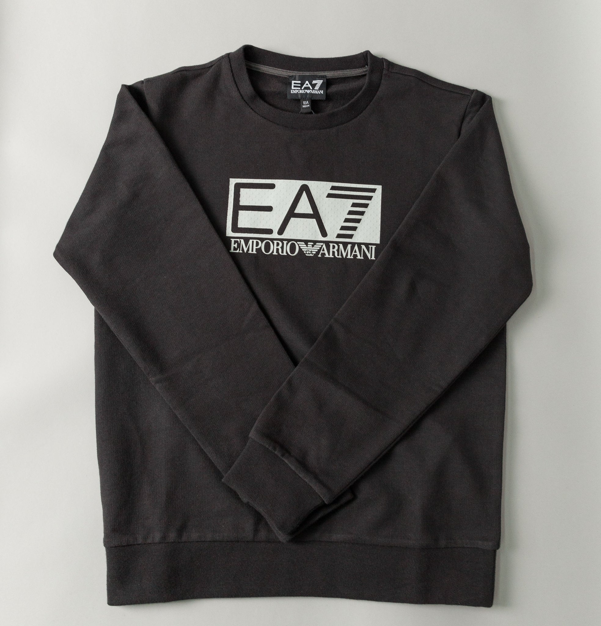 EA7 Visibility Logo Sweatshirt Black – Bronx Clothing