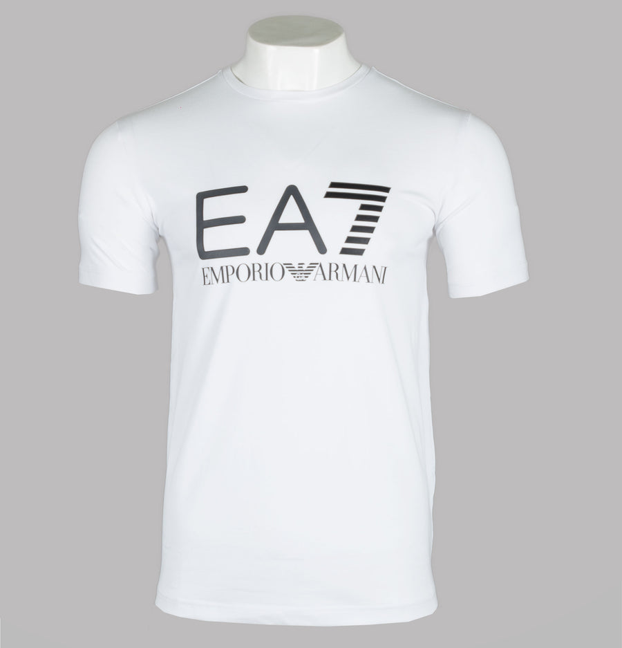 EA7 Signature Logo T-Shirt White