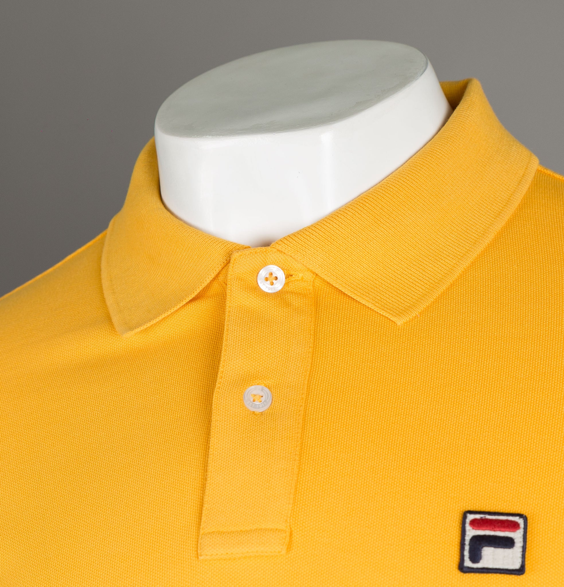 Fila shirt mens gold outlet