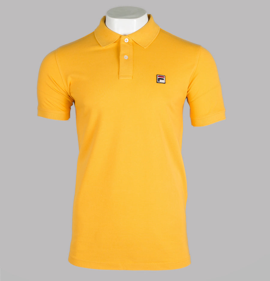 Fila Vintage Dante Polo Shirt Gold