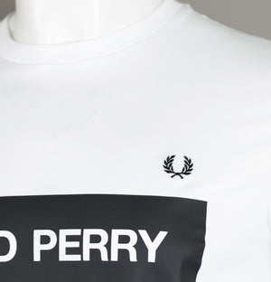 Fred Perry Mono Graphic T-Shirt White