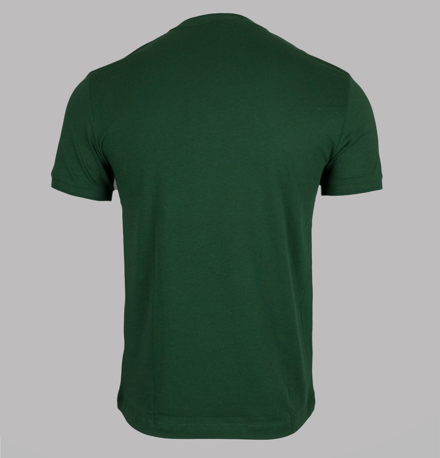 Lacoste Lettering Crew Neck T-Shirt Vert Green
