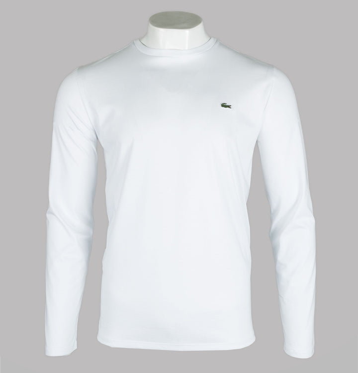 Lacoste Long Sleeve Pima Cotton T-Shirt White