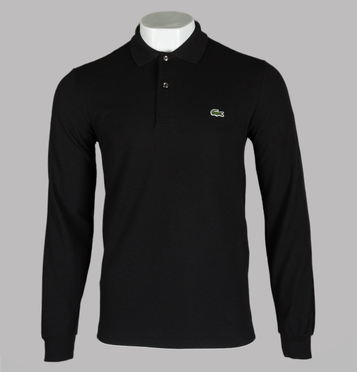 Lacoste Long Sleeve Polo Shirt Black