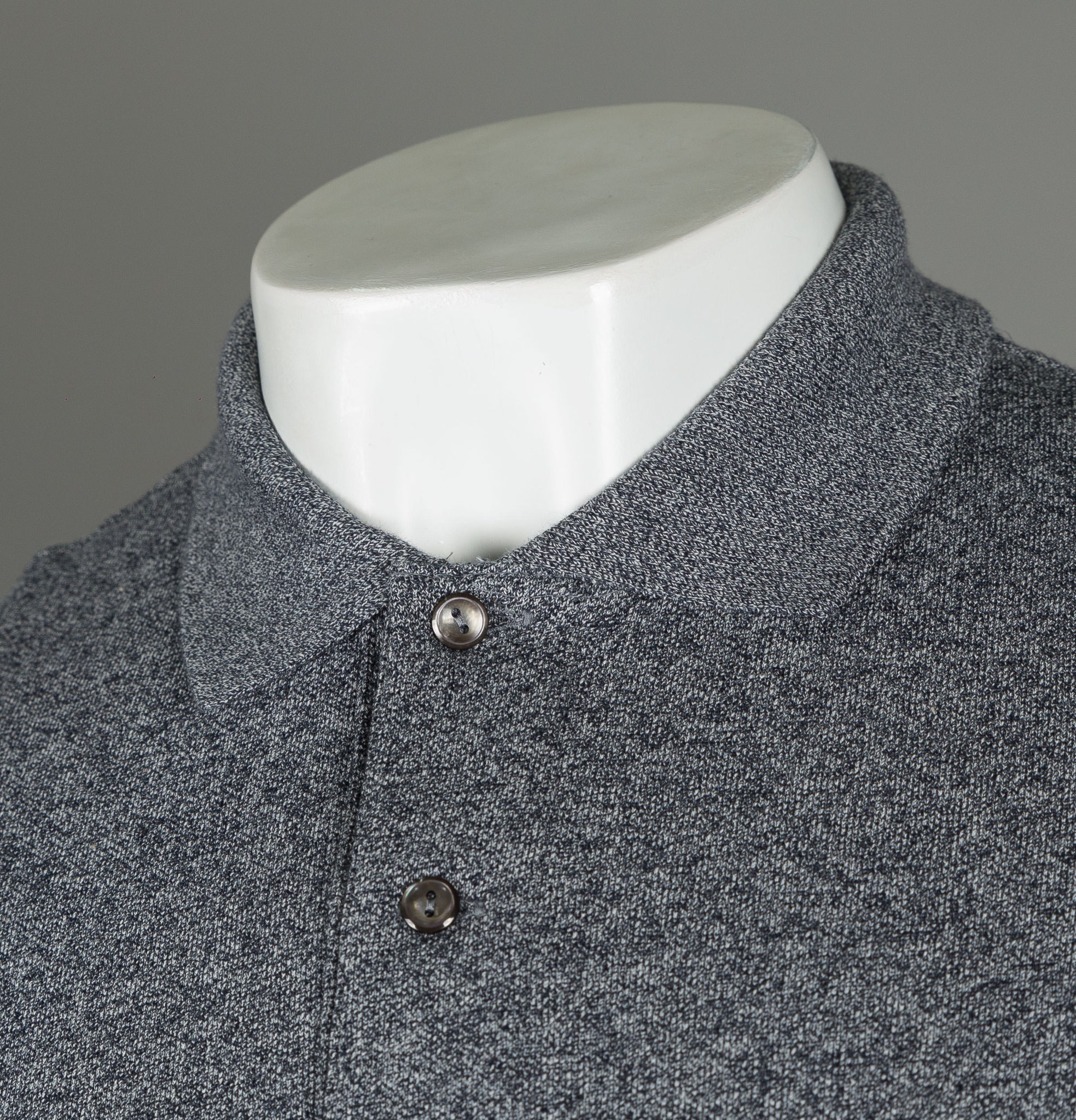 Lacoste Long Sleeve Polo Shirt Grey Marl Bronx Clothing