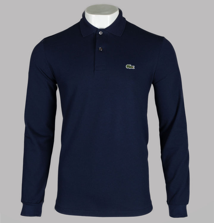 Lacoste Long Sleeve Polo Shirt Navy