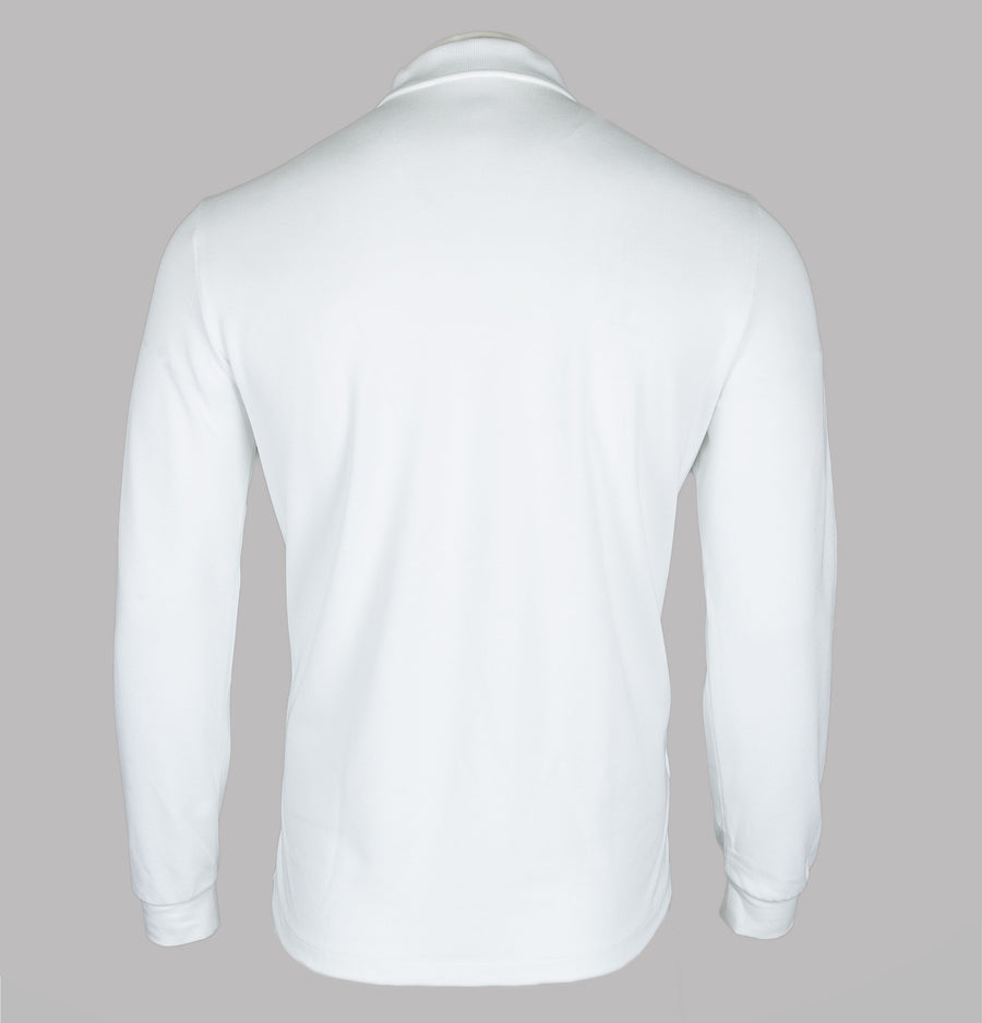 Lacoste Long Sleeve Polo Shirt White