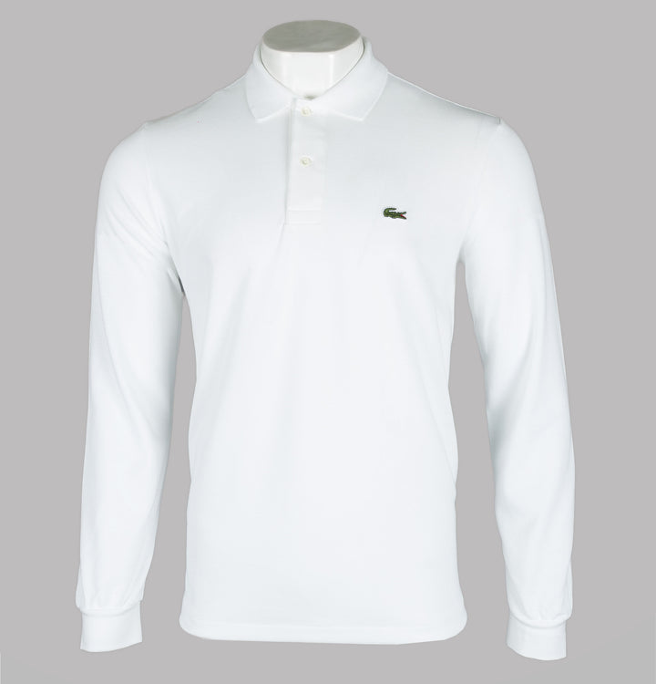 Lacoste Long Sleeve Polo Shirt White