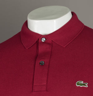 Lacoste Slim Fit Short Sleeve Polo Shirt Bordeaux