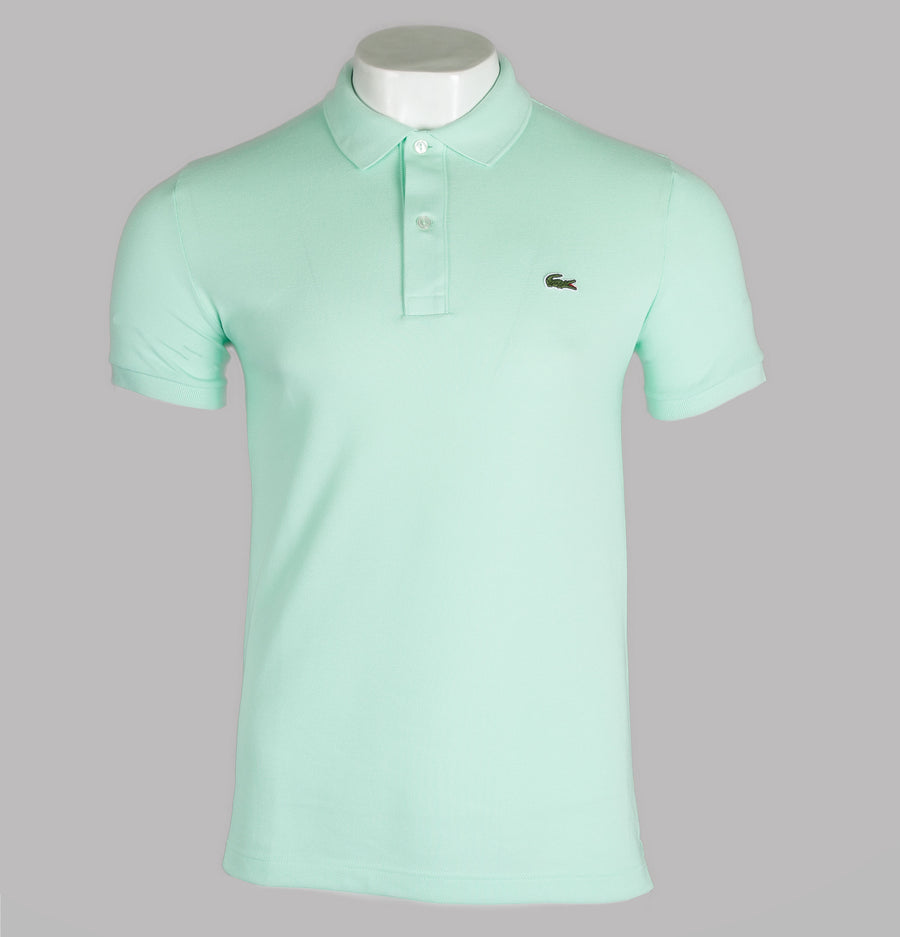 Lacoste Slim Fit Short Sleeve Polo Shirt Mint Green