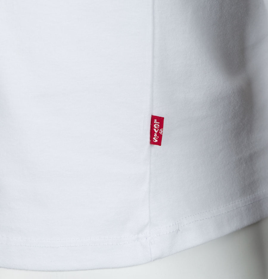 Levi's® Checkered Fill Housemark T-Shirt White