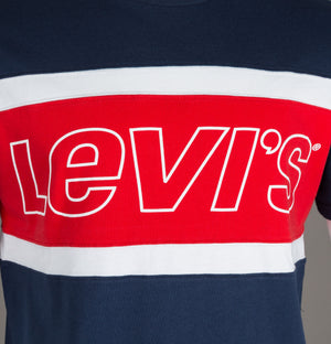 Levi s Colour Block T Shirt Dress Blue Bronx Clothing