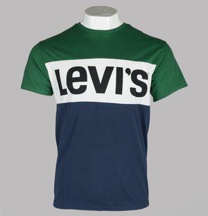 Levi's® Colour Block T-Shirt Green