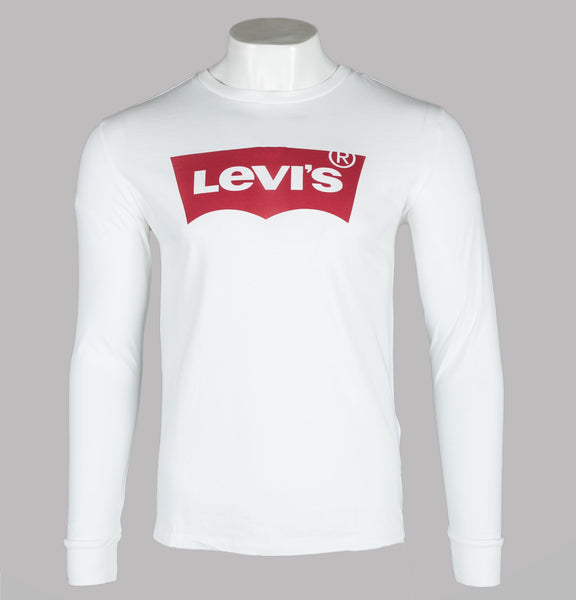 Levi s Long Sleeve Graphic T Shirt White Bronx Clothing