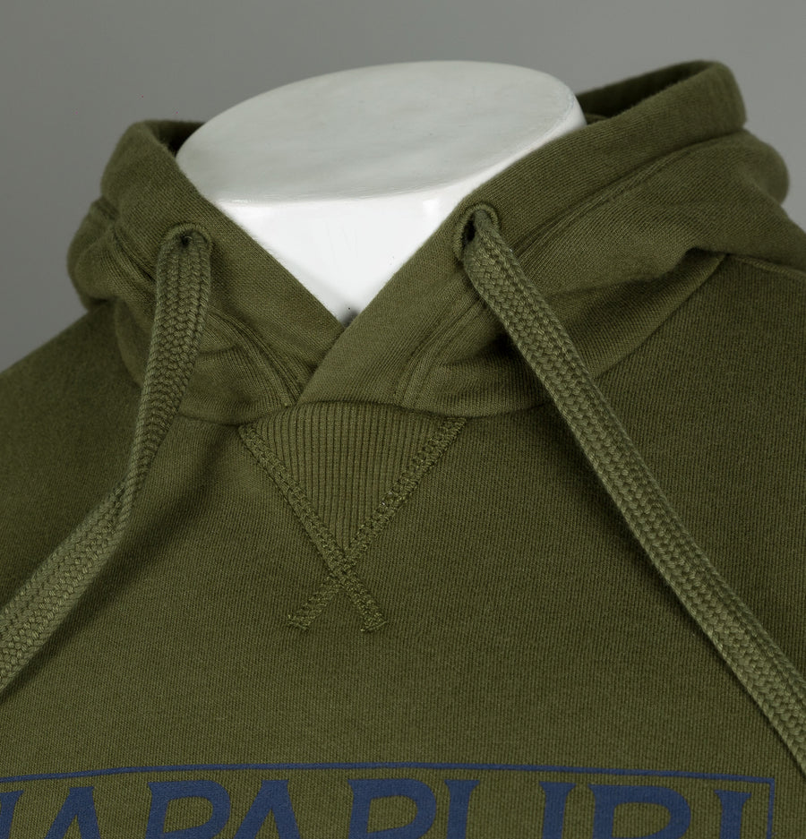 Napapijri Berthow Hoodie Green Musk