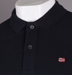 Napapijri Enoos Short Sleeve Polo Shirt Black