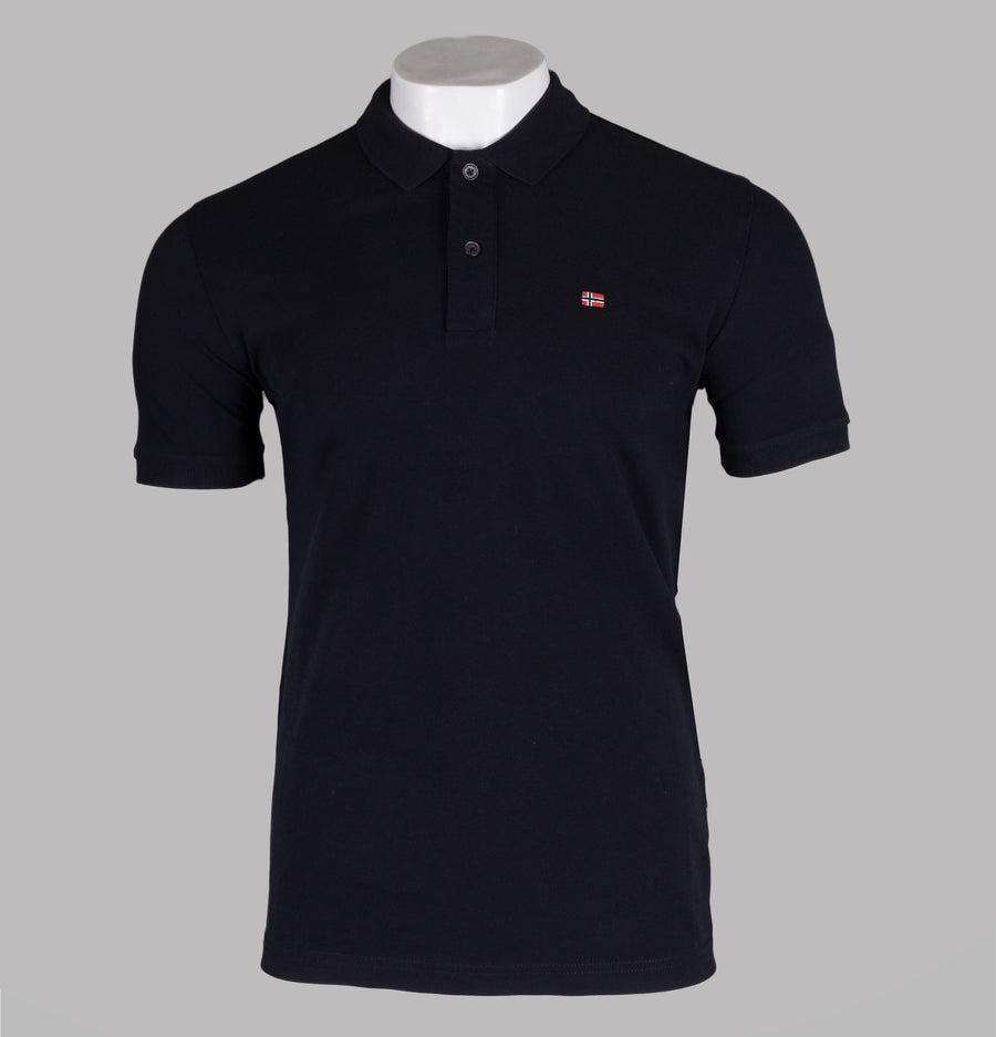 Napapijri Enoos Short Sleeve Polo Shirt Black