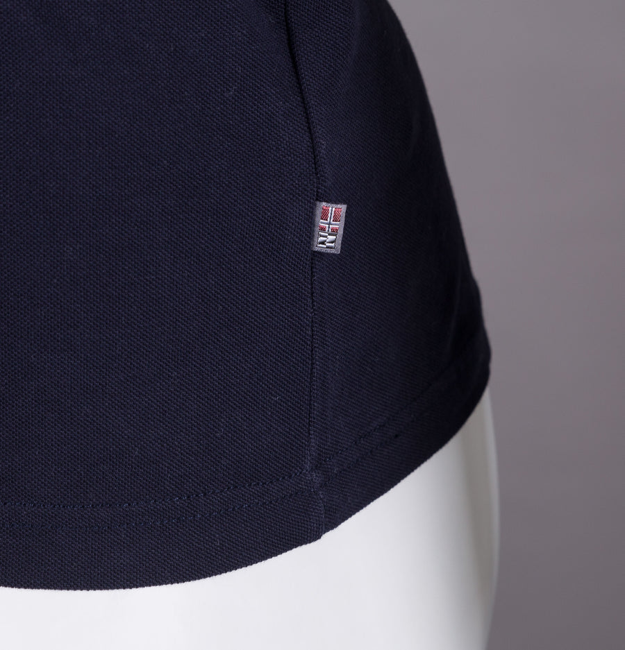 Napapijri Enoos Short Sleeve Polo Shirt Black