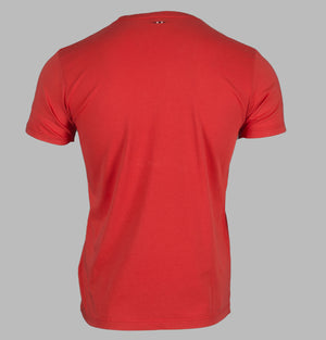 Napapijri Sapriol Short Sleeve T-Shirt Bright Red