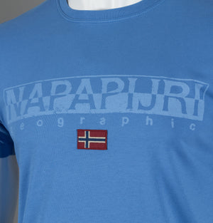 Napapijri Sapriol Short Sleeve T-Shirt Light Blue