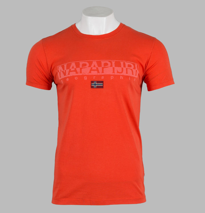 Napapijri Sapriol Short Sleeve T-Shirt Orange