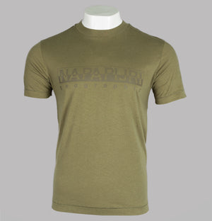 Napapijri Sevora Short Sleeve T-Shirt Olive Green