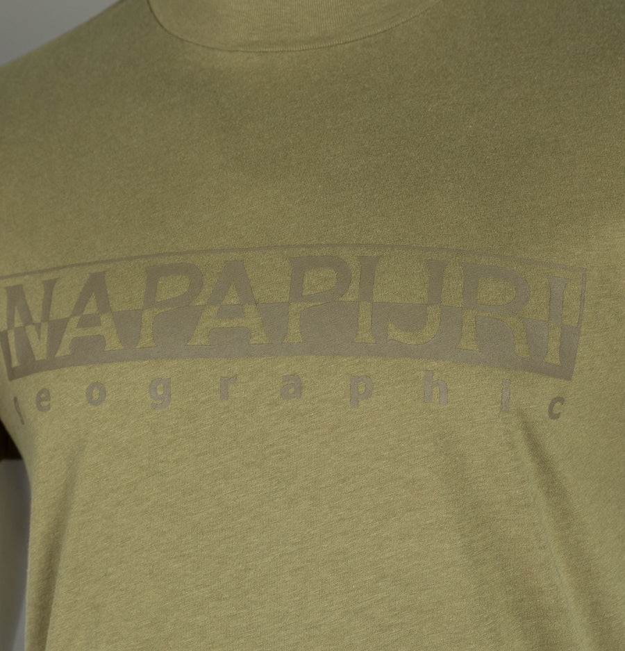 Napapijri Sevora Short Sleeve T-Shirt Olive Green