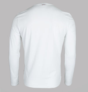 Napapijri Solin Long Sleeve T-Shirt Bright White