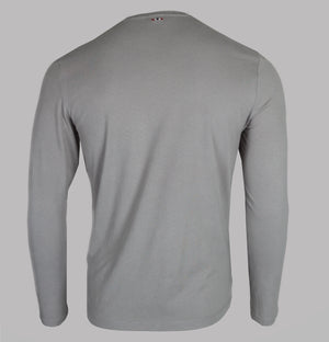 Napapijri Solin Long Sleeve T-Shirt Medium Grey