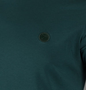 Pretty Green Chevron Detail T-Shirt Green
