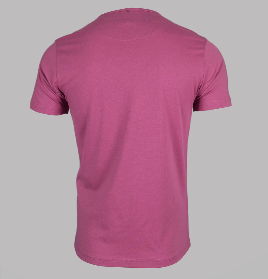 Pretty Green Classic Crew Neck T-Shirt Pink