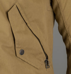 Pretty Green Hooded Parka With Padded Lining Light Khaki