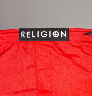 Religion Flash Swim Shorts Red