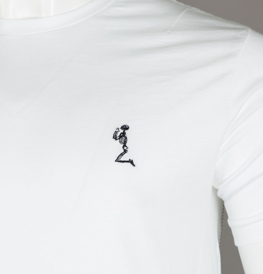 Religion Small Skeleton Logo T-Shirt White